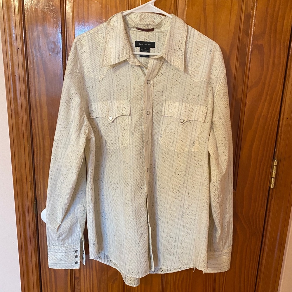 Calvin Klein button up shirt